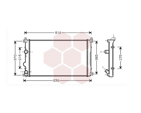 RADIATOR ARD 43002322X Van Wezel