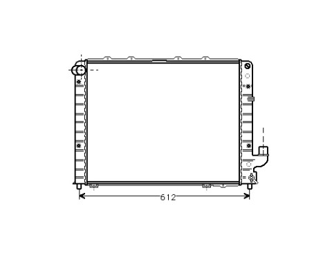 RADIATOR ARD 73002059X Van Wezel