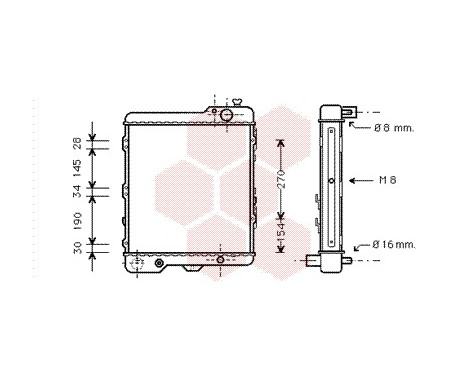 RADIATOR AUDI 80 IV (91 -) 03002038Y International Radiators