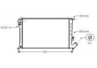 RADIATOR BERL / XSARA / 306 DIES 99- 09002169 International Radiators