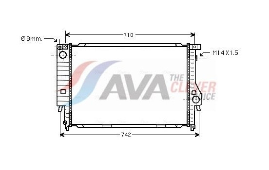 Radiator BW2164 Ava Quality Cooling