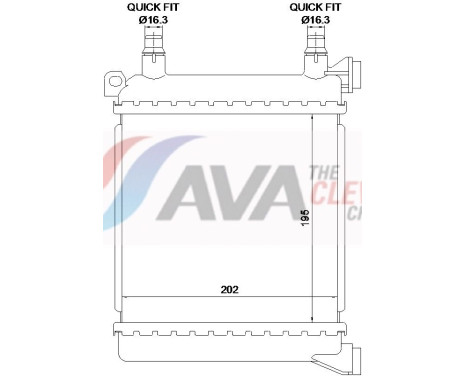 Radiator BW2656 Ava Quality Cooling