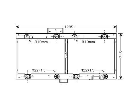 RADIATOR CITARO EVO BUS 31002228 International Radiators