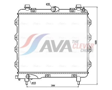 Radiator CR2148 Ava Quality Cooling