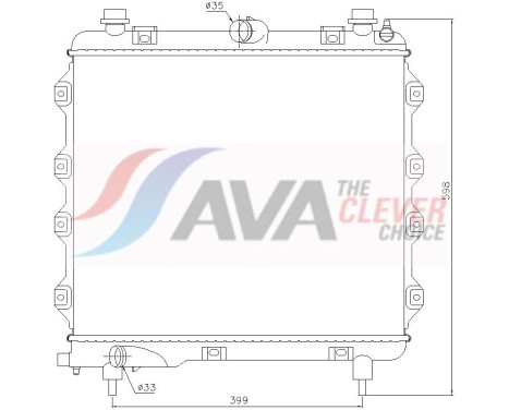 Radiator CR2148 Ava Quality Cooling, Image 2