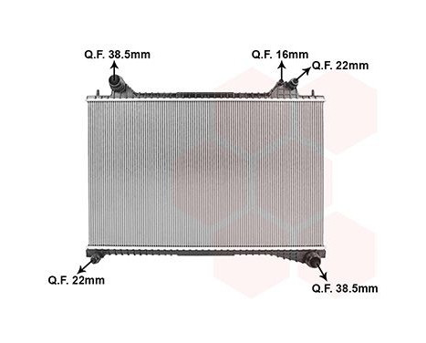 RADIATOR DIESEL 77012705 International Radiators