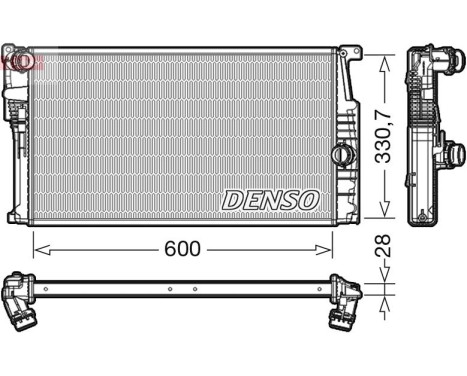 Radiator DRM05015 Denso