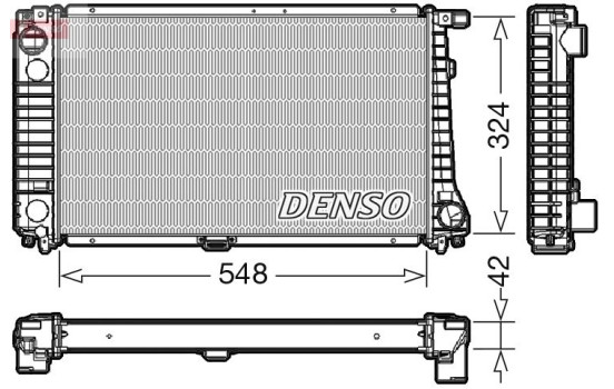 Radiator DRM05016 Denso, Image 2