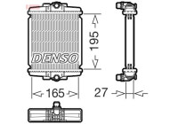 Radiator DRM05077 Denso