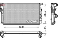 Radiator DRM05120 Denso
