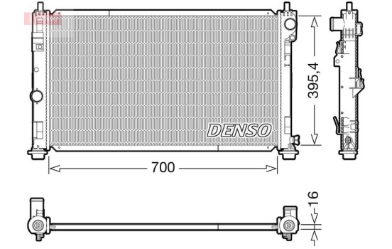 Radiator DRM06039 Denso