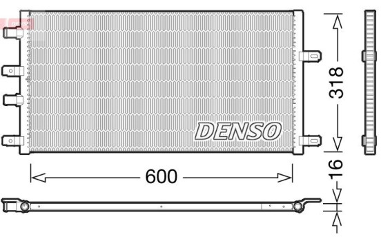 Radiator DRM12011 Denso