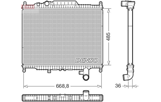 Radiator DRM14003 Denso