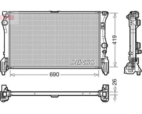 Radiator DRM17112 Denso
