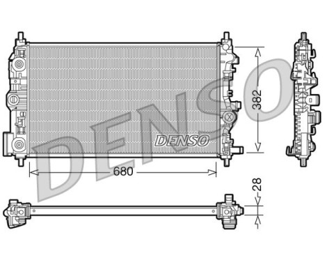Radiator DRM20009 Denso