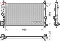 Radiator DRM20109 Denso