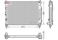 Radiator DRM20125 Denso