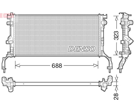 Radiator DRM23038 Denso