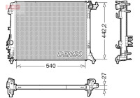 Radiator DRM23114 Denso