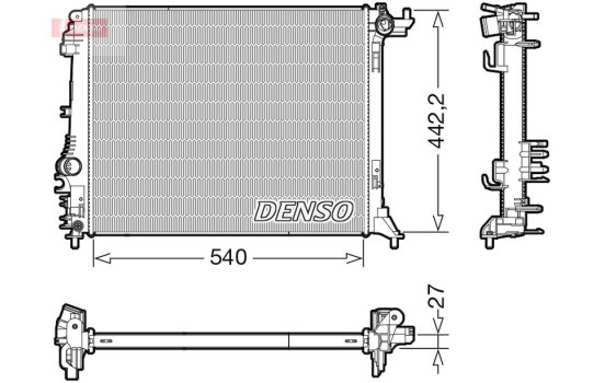 Radiator DRM23114 Denso