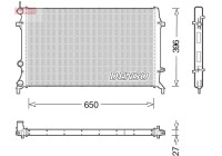 Radiator DRM32043 Denso
