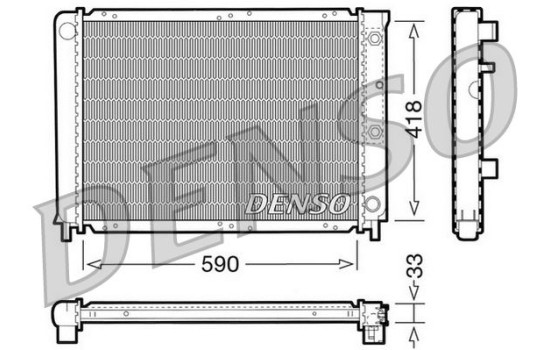 Radiator DRM33032 Denso