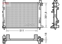 Radiator DRM37002 Denso