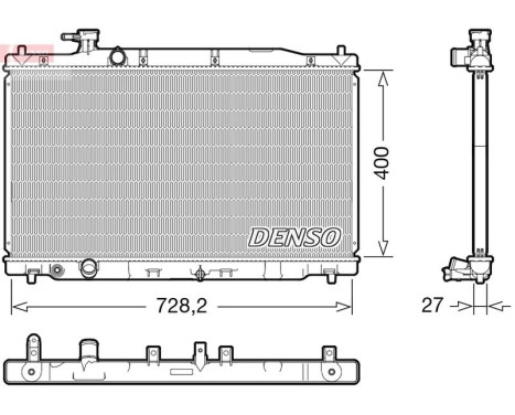 Radiator DRM40050 Denso