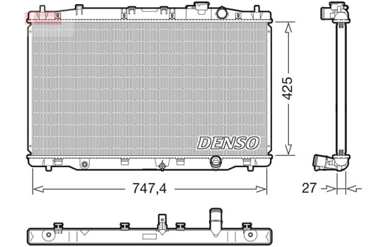 Radiator DRM40052 Denso