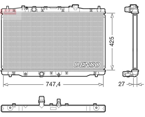 Radiator DRM40054 Denso