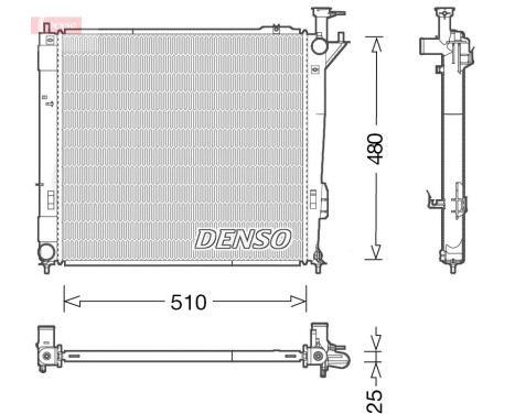 Radiator DRM41015 Denso