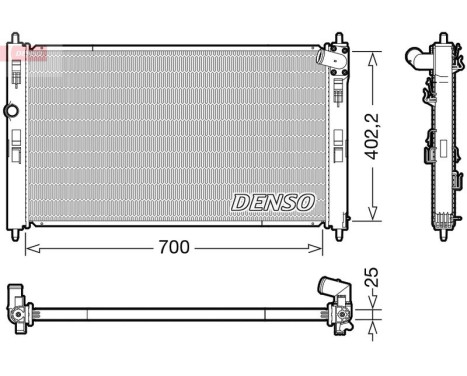 Radiator DRM45053 Denso