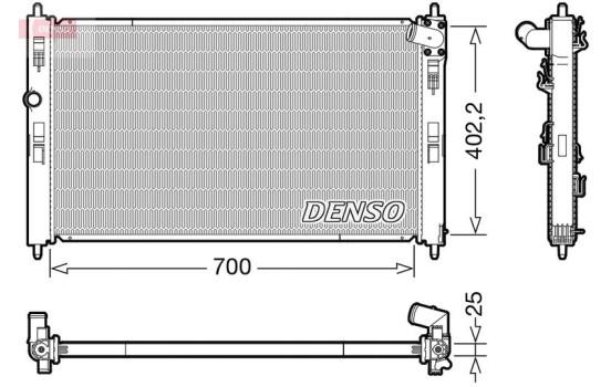 Radiator DRM45053 Denso