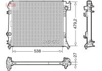 Radiator DRM46064 Denso