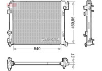 Radiator DRM46065 Denso
