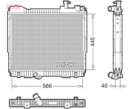 Radiator DRM46074 Denso