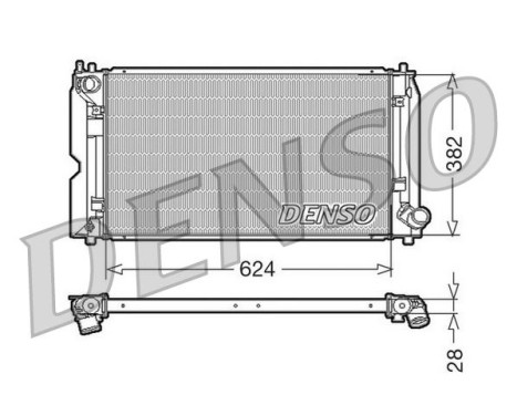 Radiator DRM50012 Denso