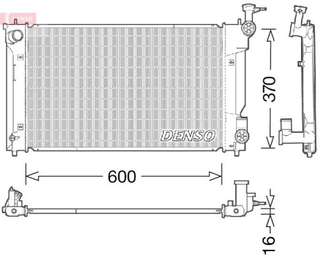Radiator DRM50094 Denso