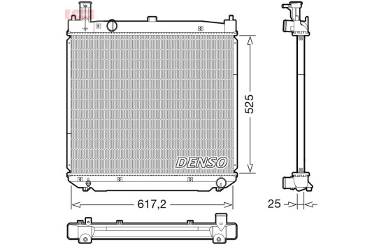 Radiator DRM50141 Denso