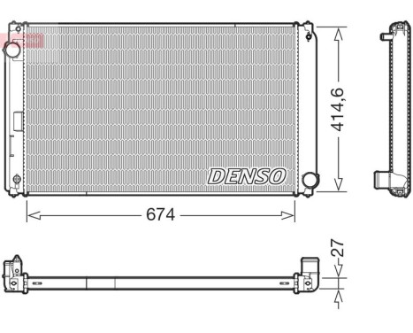 Radiator DRM50151 Denso