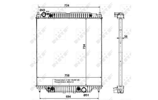 Radiator EASY FIT