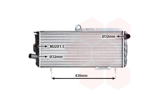 Radiator, engine cooling 01002007 International Radiators, Image 2