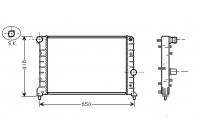 Radiator, engine cooling 01002083 International Radiators