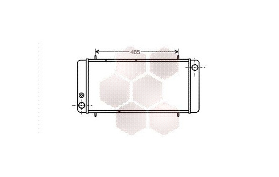 Radiator, engine cooling 02002040 International Radiators, Image 2