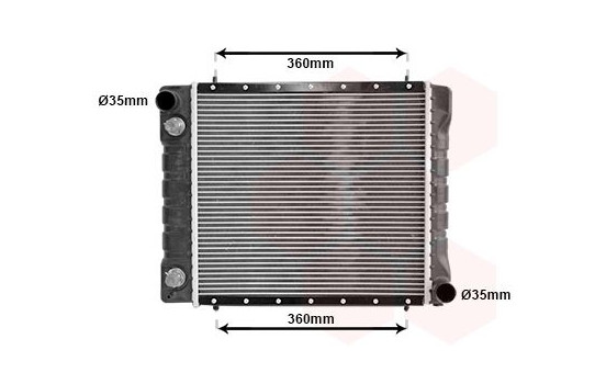 Radiator, engine cooling 02002084 International Radiators, Image 2