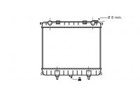 Radiator, engine cooling 02002125 International Radiators