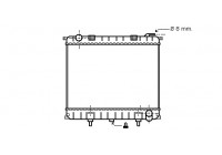 Radiator, engine cooling 02002126 International Radiators