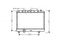 Radiator, engine cooling 02002154 International Radiators