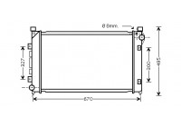Radiator, engine cooling 02002163 International Radiators