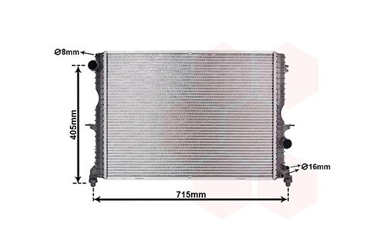 Radiator, engine cooling 02002165 International Radiators, Image 2